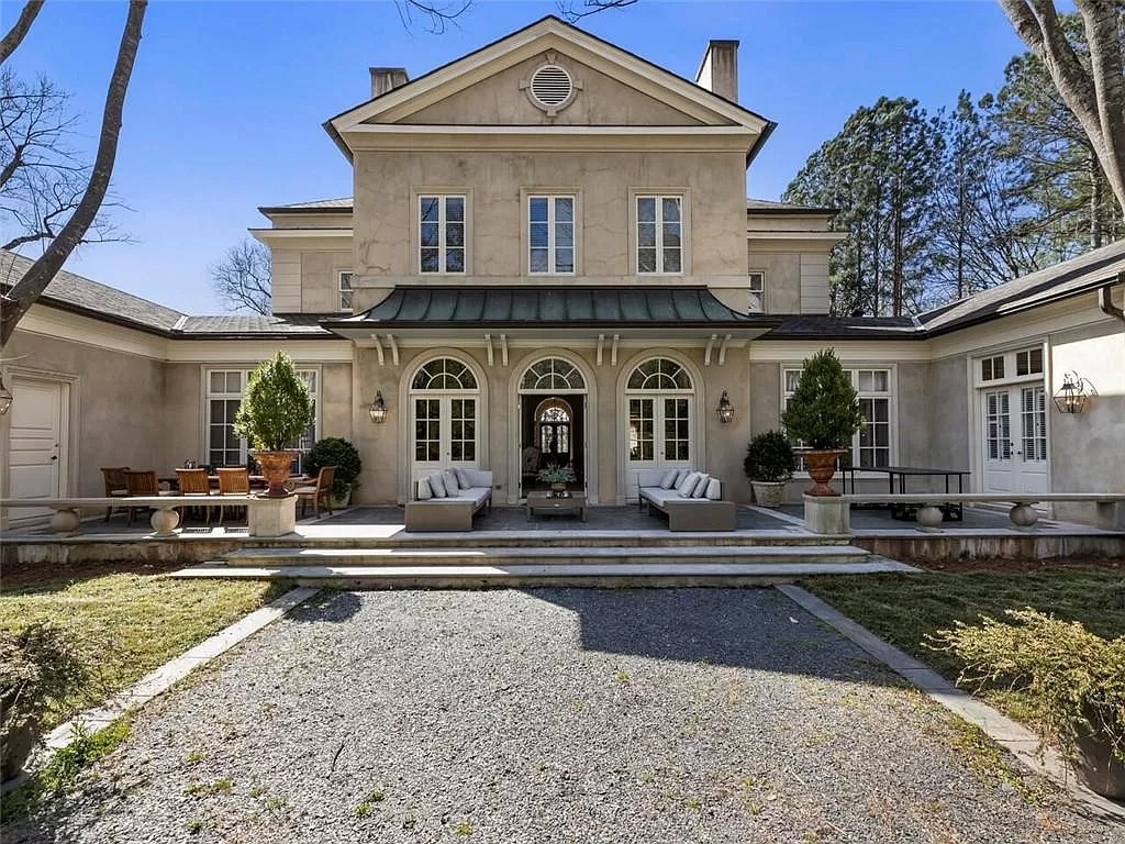 Stunning Mediterranean Villa Style Residence in Georgia Priced at $5,695,000