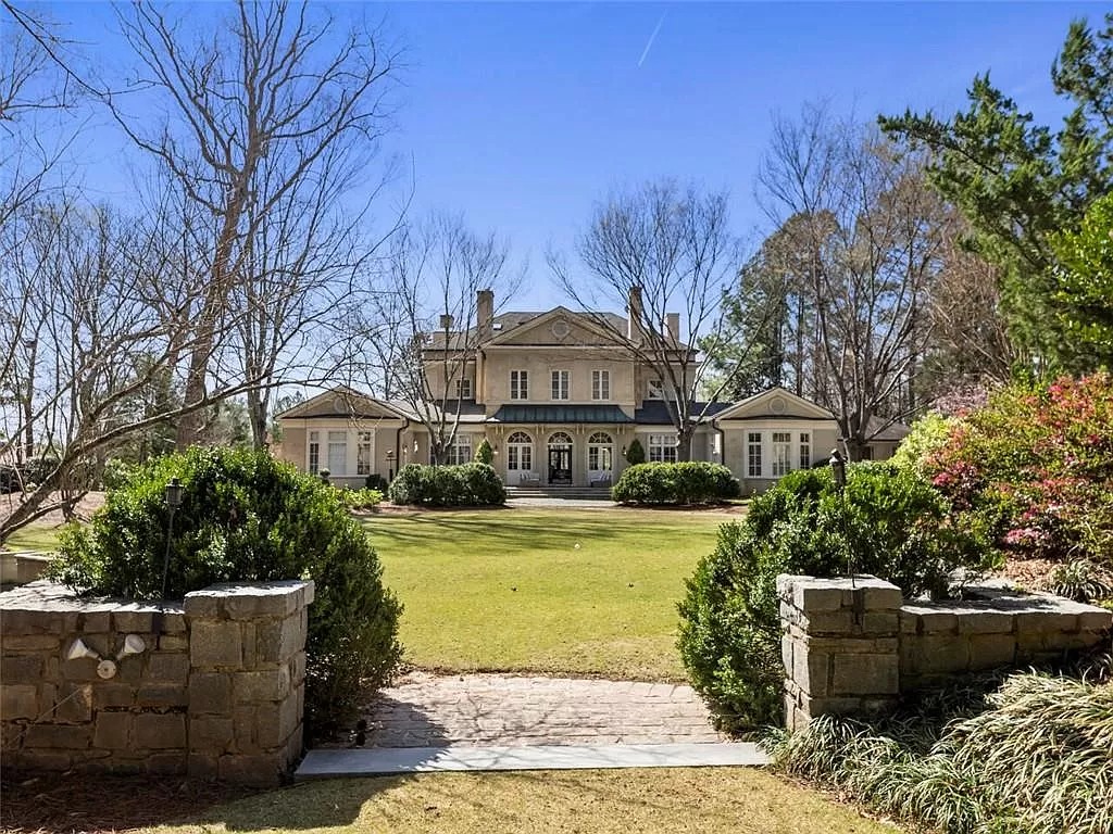 Stunning Mediterranean Villa Style Residence in Georgia Priced at $5,695,000