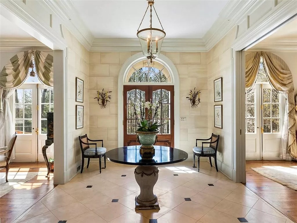 Stunning Mediterranean Villa Style Residence in Georgia Priced at $5,695,000