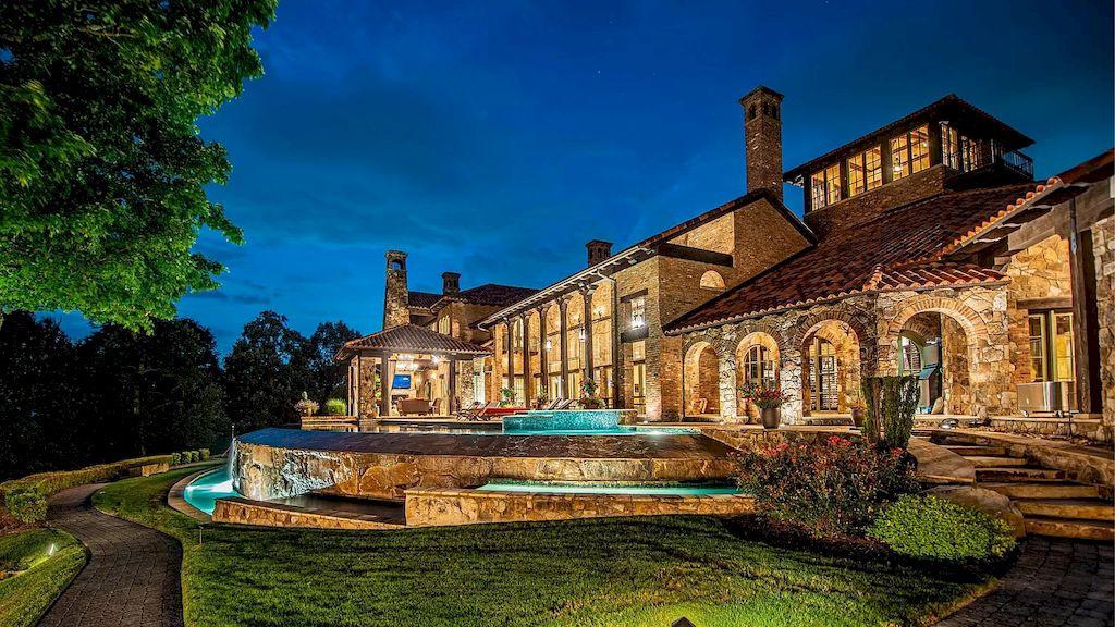 Tennessee Private Mediterranean Hilltop Villa Hits Market for $13,999,999