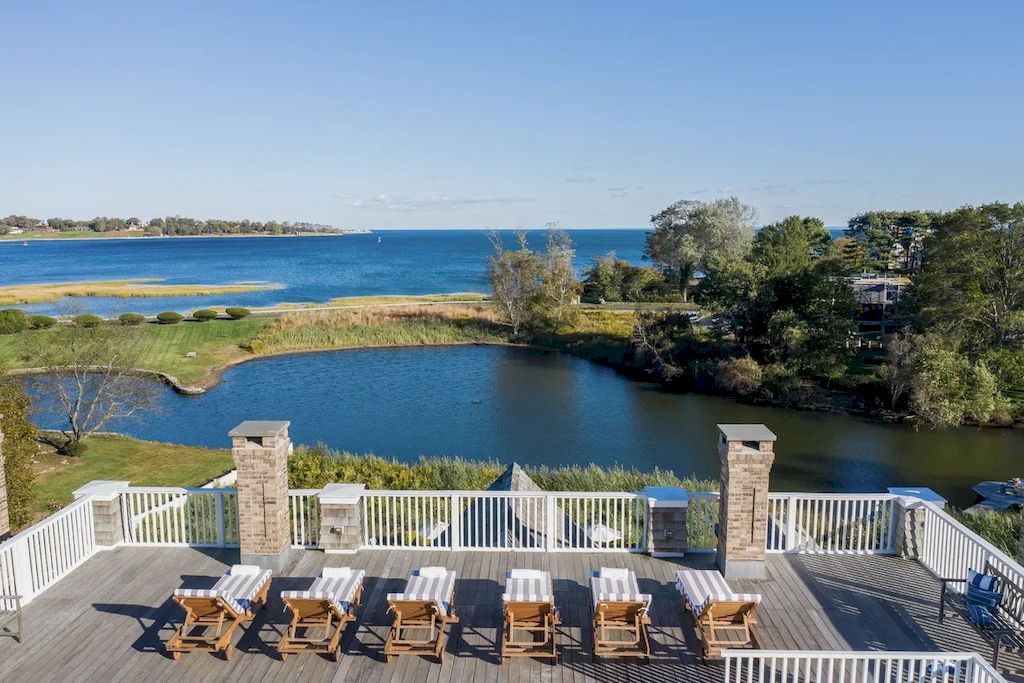 Connecticut Exceptional Estate on Majestic Setting of Endless Water Views Priced at $12,600,000