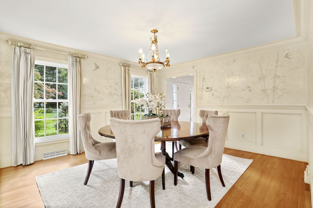 Stunning and Renovated Colonial in Connecticut with Striking Architectural Details on Market for $3,050,000