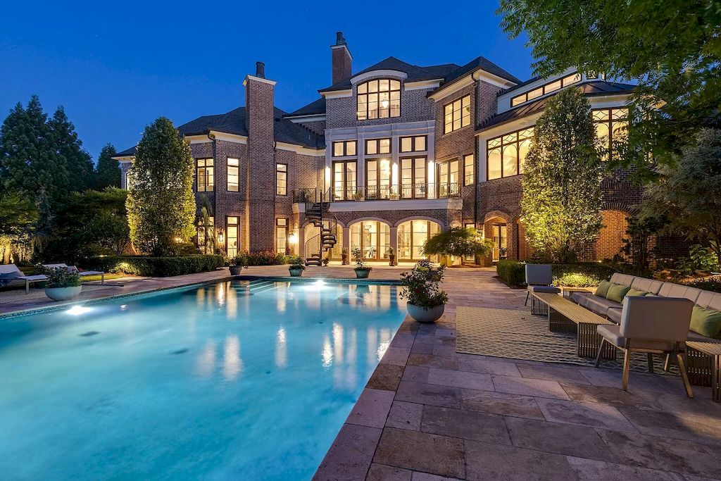 Breathtaking Hilltop Estate with Exquisite Details and Finishes in Tennessee Listed for $8,250,000