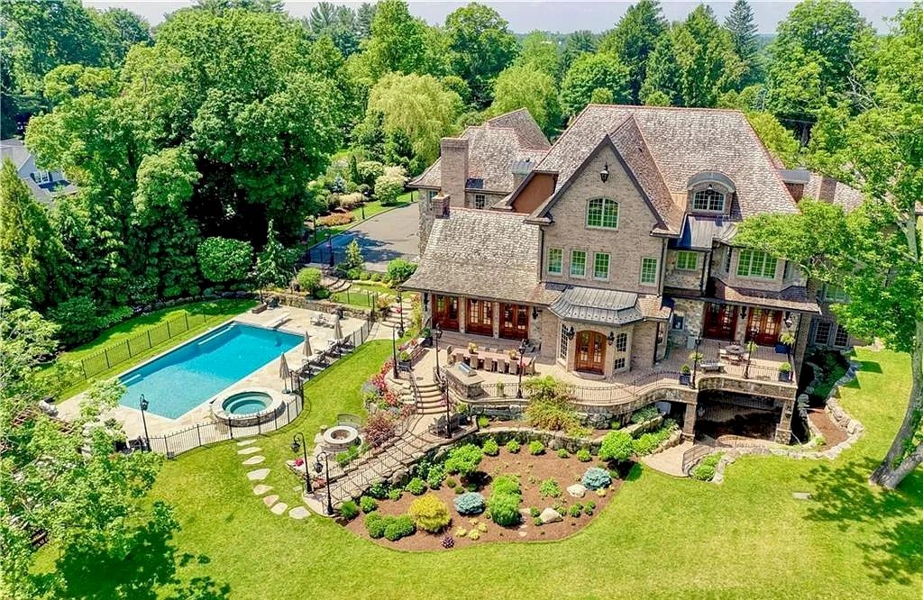 Find the Romance in Connecticut in this $7,800,000 European Manor