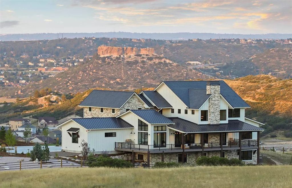 An extraordinary residence in Colorado blending a style of modern farmhouse with European flair asks for $5,000,000