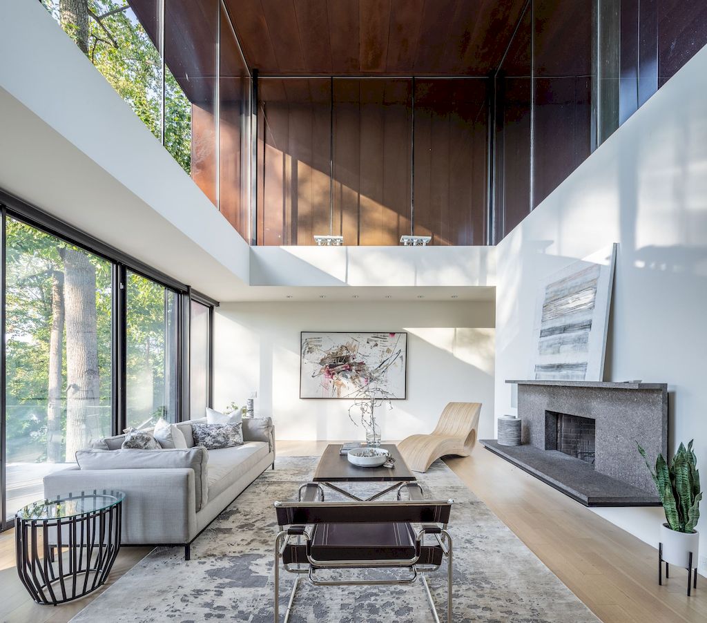 Michigan Modern Masterpiece Flooded with Natural Light and Expansive Living Space on Market for $3,295,000