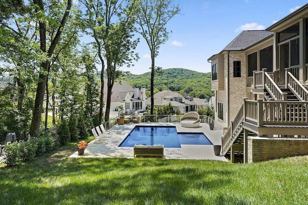 Stunning Hidden Valley Home in Tennessee with Views of Brentwood's Rolling Hills Listed for $4,299,999 