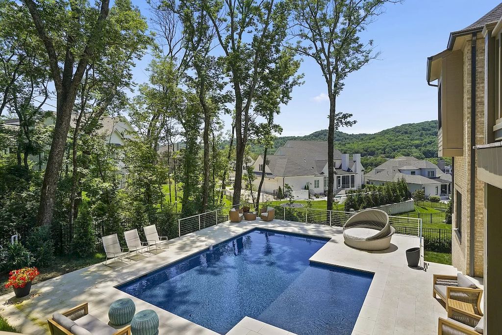 Stunning Hidden Valley Home in Tennessee with Views of Brentwood's Rolling Hills Listed for $4,299,999 