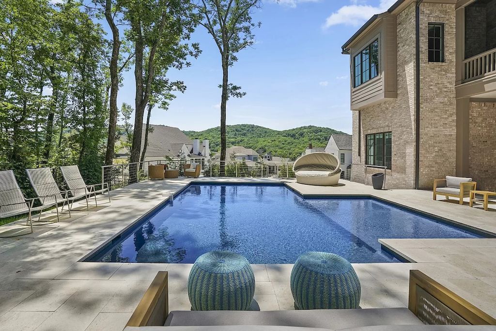 Stunning Hidden Valley Home in Tennessee with Views of Brentwood's Rolling Hills Listed for $4,299,999 