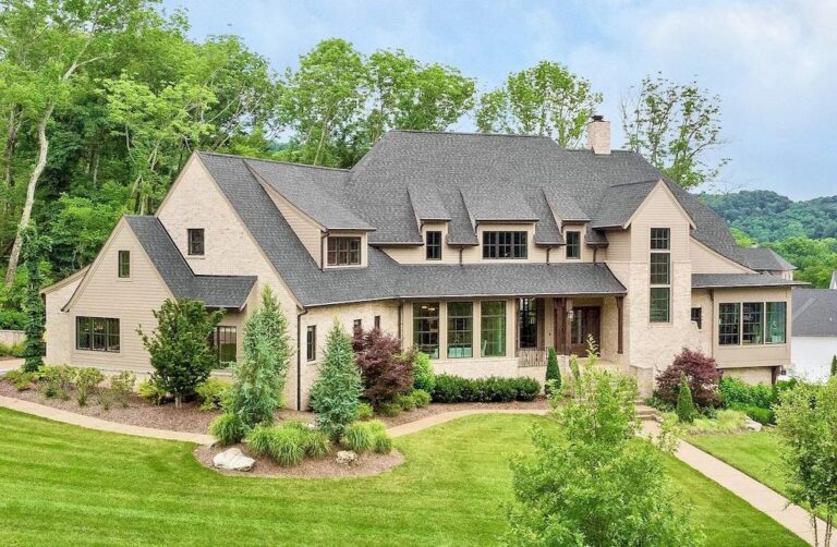 Stunning Hidden Valley Home in Tennessee with Views of Brentwood’s Rolling Hills Listed for $4,299,999