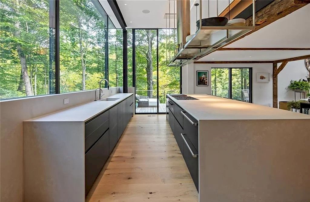 Integrate Contemporary Design and the Warmth of a New England Home in this Connecticut $4,225,000 Masterfully Renovated Residence  