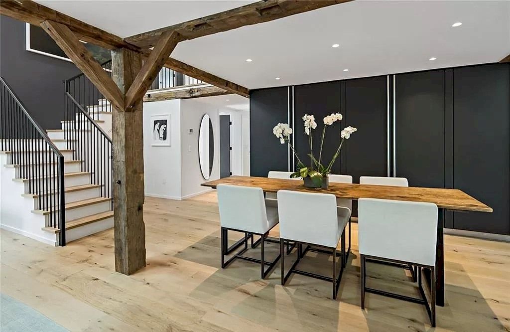 Integrate Contemporary Design and the Warmth of a New England Home in this Connecticut $4,225,000 Masterfully Renovated Residence  