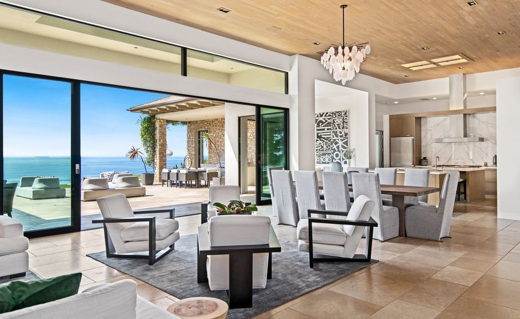 The Malibu Villa is a luxurious estate offers extravagant comfort and commands unobstructed sunrise-to-sunset ocean and island views available for sale. This home located at 11802 Ellice Street, Malibu, Califoria