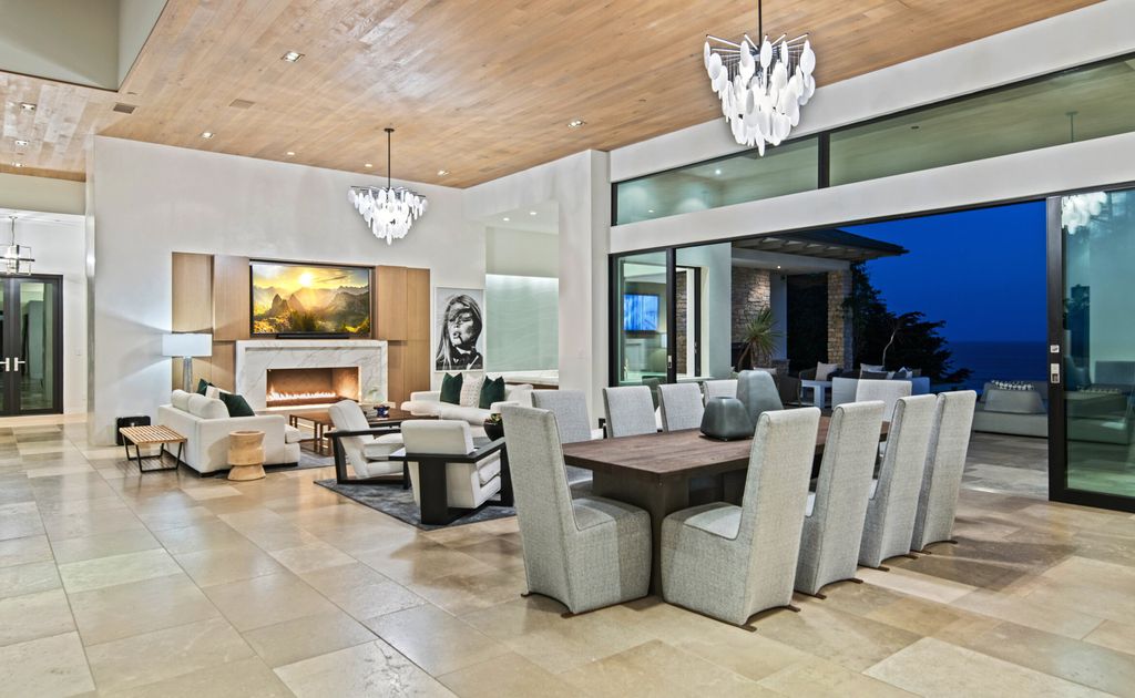 The Malibu Villa is a luxurious estate offers extravagant comfort and commands unobstructed sunrise-to-sunset ocean and island views available for sale. This home located at 11802 Ellice Street, Malibu, Califoria