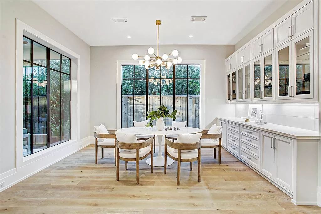 The Home in Houston is a new construction designed for relaxed living and easy gatherings with ultimate privacy now available for sale. This home located at 6320 Vanderbilt St, Houston, Texas