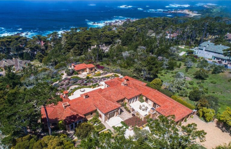 California World Class Mediterranean Villa in Pebble Beach Seeking for $22,950,000