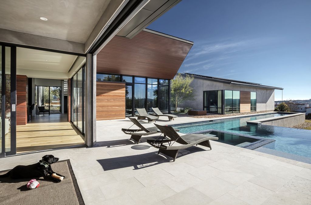 Control/Shift House, a Modern Luxury House by Matt Fajkus Architecture