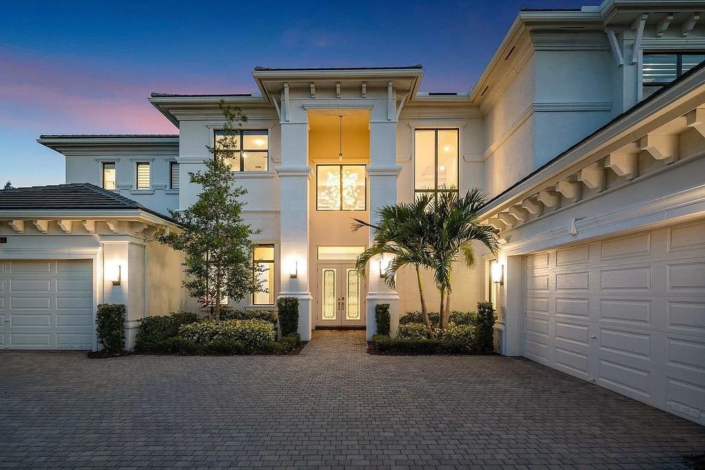 The Home in Delray Beach is a zen masterpiece on a gorgeous lakefront lot with resort style pool showcasing the pinnacle of Florida living now available for sale. This home located at 9544 Balenciaga Ct, Delray Beach, Florida
