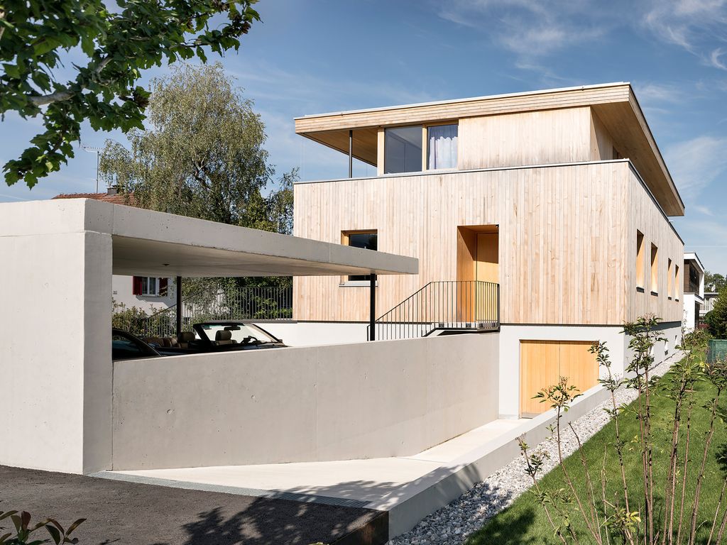 House STA Two storey Wooden Home by Dietrich Untertrifaller Architekten 16