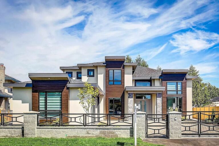 Listing for C$3,380,000, Luxurious Modern Home in Richmond Boasts Delightful Details