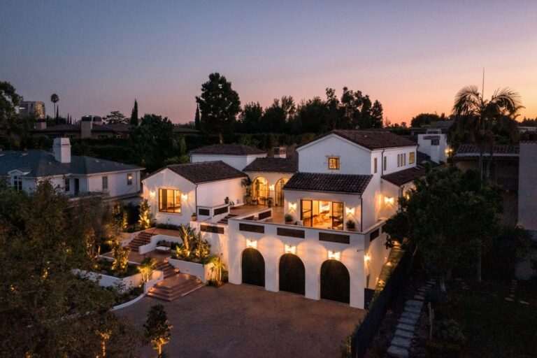 Meticulously Crafted Los Angeles Spanish Mansion in Prime Little Holmby for Sale at $18,995,000