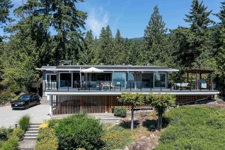 Peace and Tranquility Retreat in West Vancouver with Astounding Ocean Views Listed for C$3,999,000