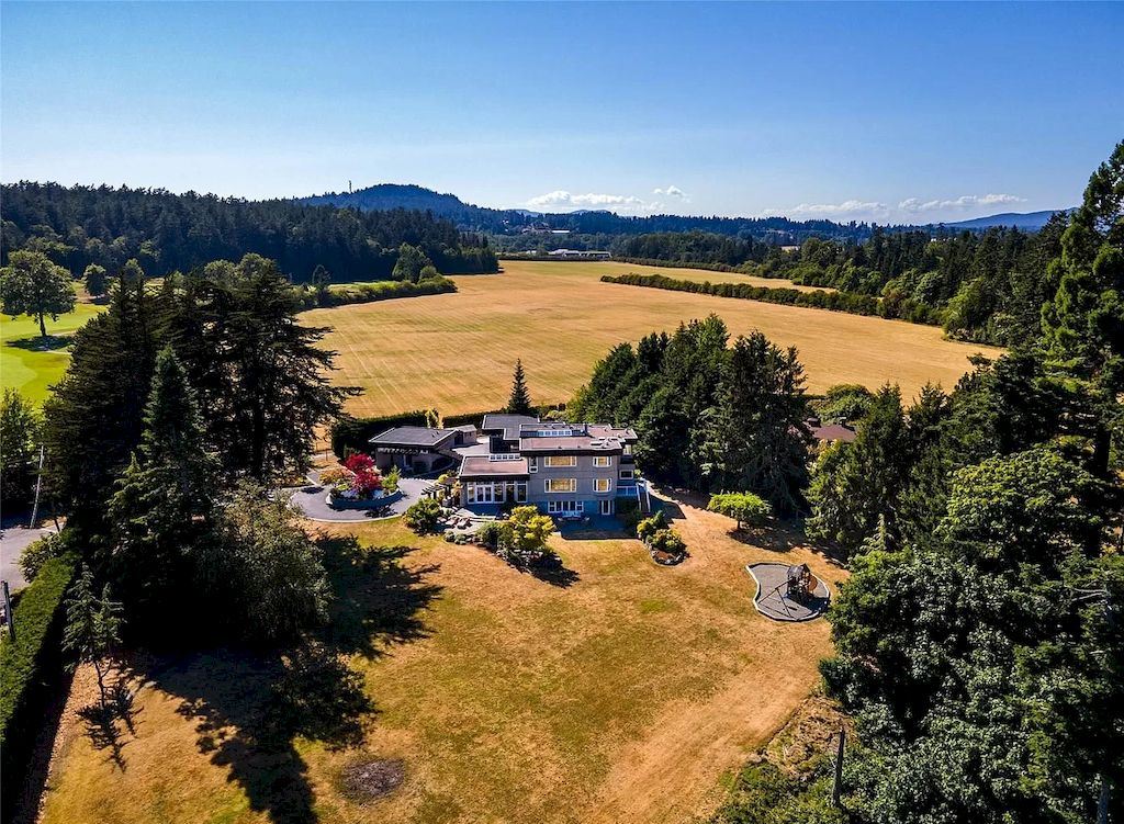 The Spectacular Beachfront Estate in Saanich is a luxury home now available for sale. This home is located at 5605 Parker Ave, Saanich, BC V8Y 2N2, Canada