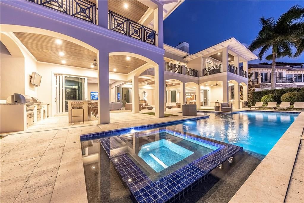 The Waterfront Estate is a luxurious mansion has a heated saltwater pool set on an excellent location only minutes from the ocean now available for sale. This home located at 3211 NE 27th Ave, Lighthouse Point, Florida
