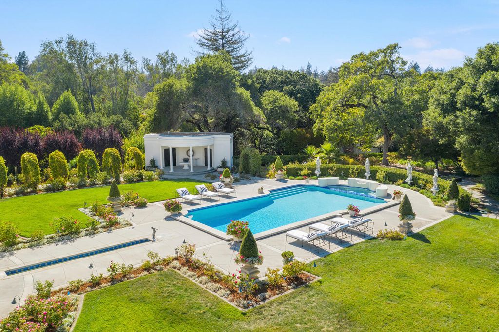 The Mansion in Hillsborough - Western White House is an estate truly fit for royalty among the region's finest legacy estates now available for sale. This home located at 401 El Cerrito Ave, Hillsborough, California