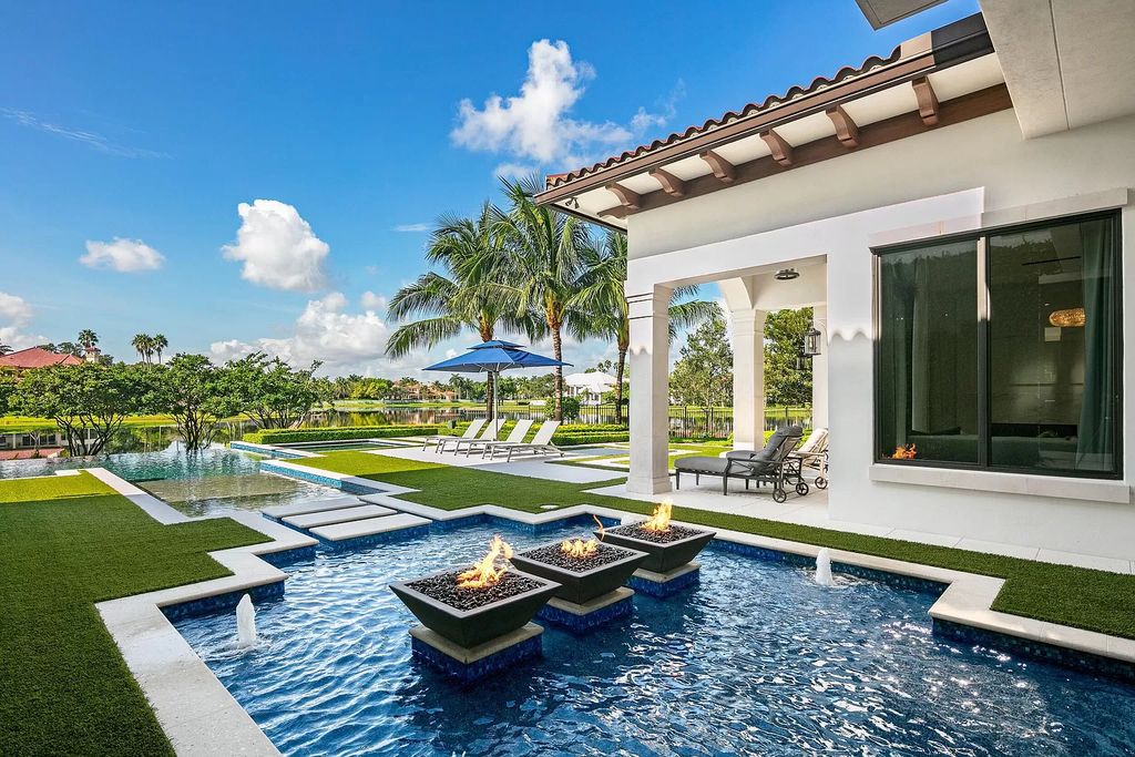 The Mansion in Weston is a seven-bedroom sanctuary by renowned architect Randall Stofft set on a prestigious gated community now available for sale. This home located at 3030 Meadow Ln, Weston, Florida