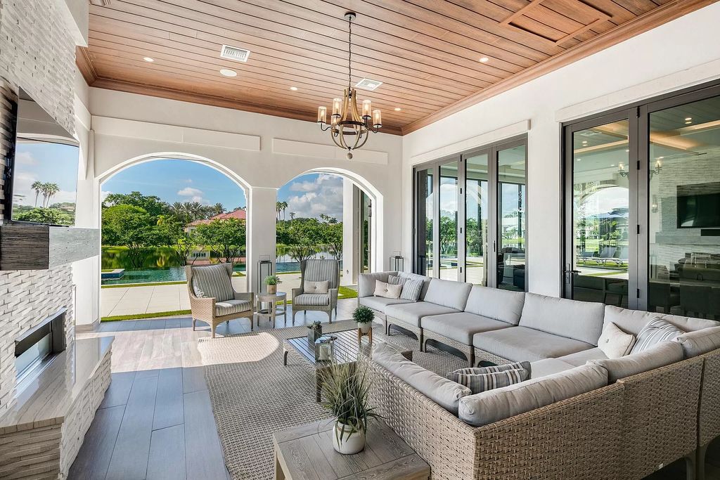 The Mansion in Weston is a seven-bedroom sanctuary by renowned architect Randall Stofft set on a prestigious gated community now available for sale. This home located at 3030 Meadow Ln, Weston, Florida