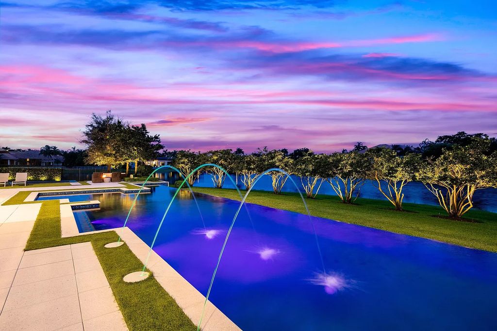 The Mansion in Weston is a seven-bedroom sanctuary by renowned architect Randall Stofft set on a prestigious gated community now available for sale. This home located at 3030 Meadow Ln, Weston, Florida