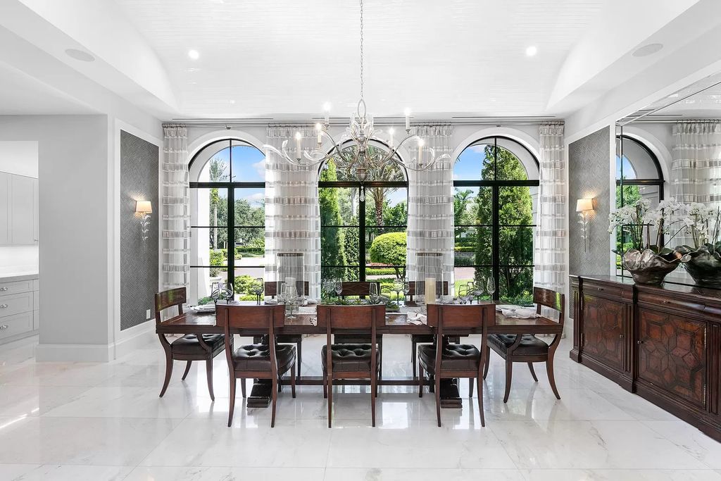 The Mansion in Weston is a seven-bedroom sanctuary by renowned architect Randall Stofft set on a prestigious gated community now available for sale. This home located at 3030 Meadow Ln, Weston, Florida