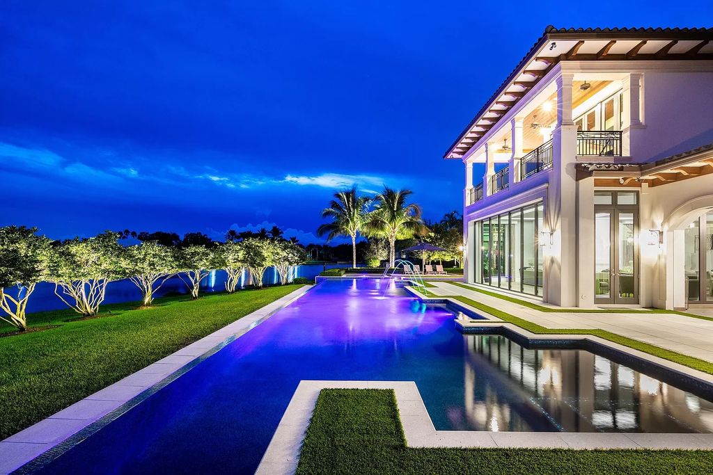 The Mansion in Weston is a seven-bedroom sanctuary by renowned architect Randall Stofft set on a prestigious gated community now available for sale. This home located at 3030 Meadow Ln, Weston, Florida