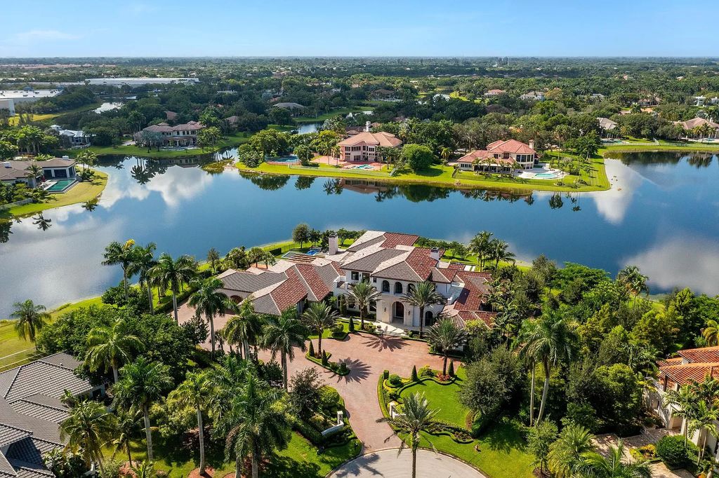 The Mansion in Weston is a seven-bedroom sanctuary by renowned architect Randall Stofft set on a prestigious gated community now available for sale. This home located at 3030 Meadow Ln, Weston, Florida