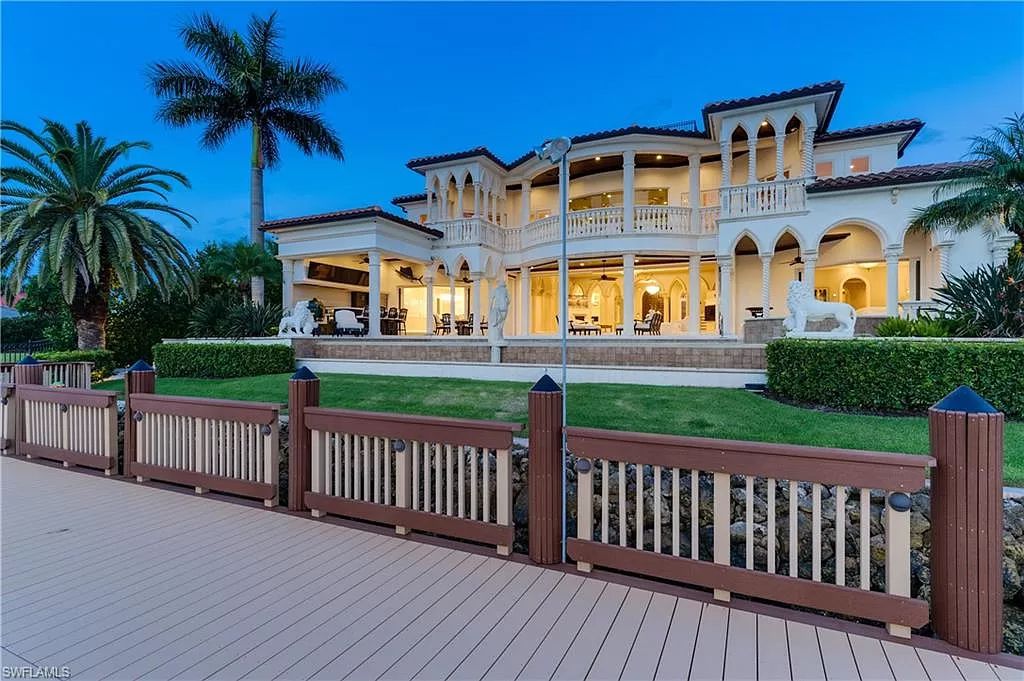 The Naples Home with panoramic views of Naples Bay and a direct western exposure allowing stunning evening sunsets now available for sale. This home located at 2300 Kingfish Rd, Naples, Florida