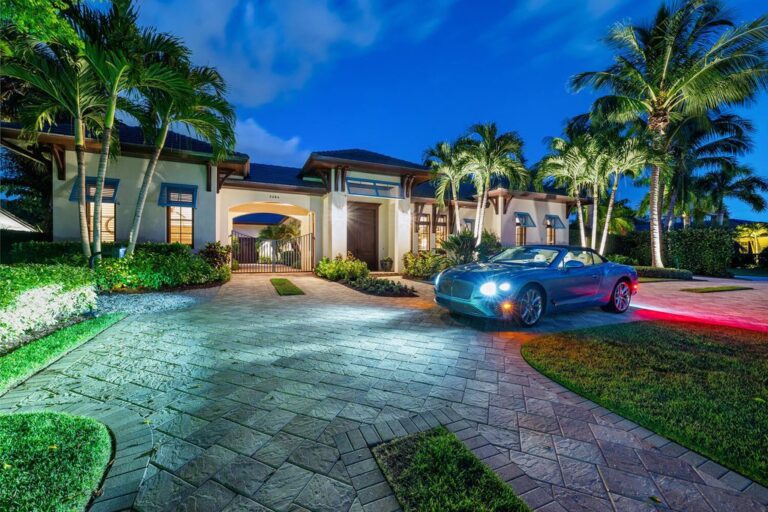 This Exquisite $6,300,000 Home in Naples offers The Latest in Smart Home Technology