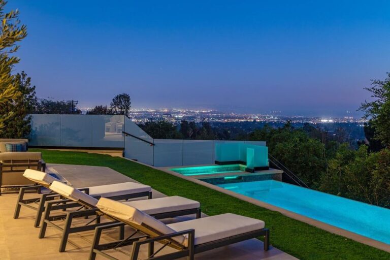 $10.95M Los Angeles Home is the Epitome of CA indoor outdoor Living