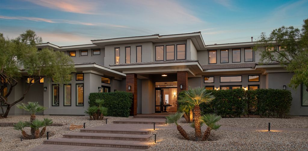 Absolutely stunning home in the heart of The Ridges, Nevada sells for $6,499,000