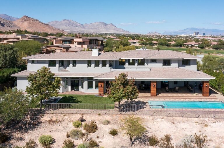 Absolutely stunning home in the heart of The Ridges, Nevada sells for $6,499,000