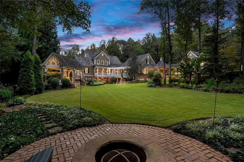 Casual Elegance Meets Custom Sophistication in this $3,600,000 Spectacular and Private Paradise in Georgia