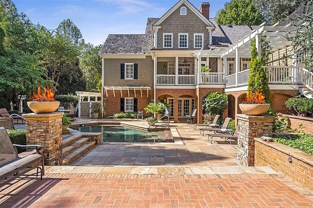 Casual Elegance Meets Custom Sophistication in this $3,600,000 Spectacular and Private Paradise in Georgia