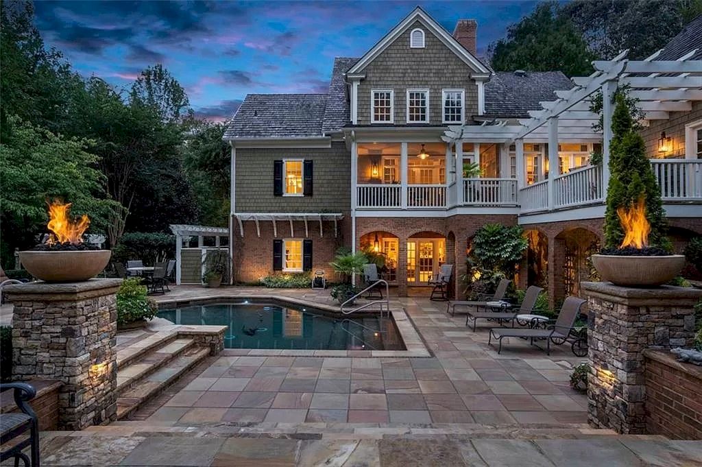 Casual Elegance Meets Custom Sophistication in this $3,600,000 Spectacular and Private Paradise in Georgia