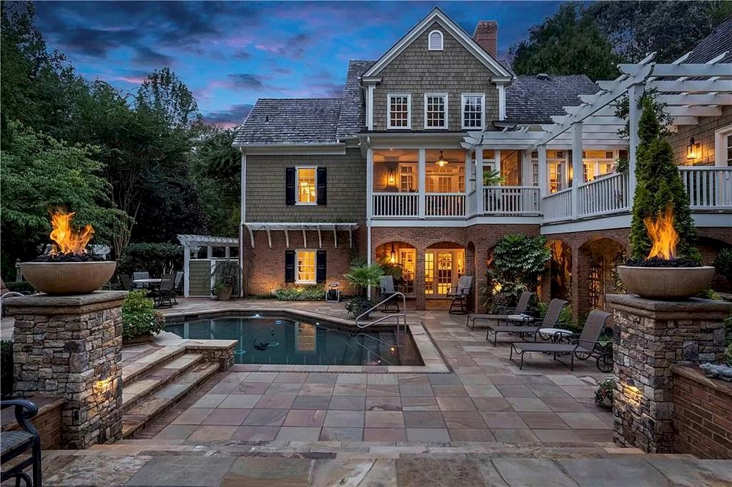 Casual Elegance Meets Custom Sophistication in this $3,600,000 Spectacular and Private Paradise in Georgia
