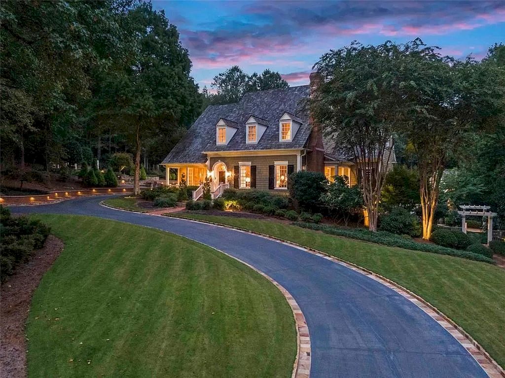 Casual Elegance Meets Custom Sophistication in this $3,600,000 Spectacular and Private Paradise in Georgia