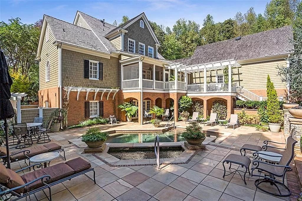 Casual Elegance Meets Custom Sophistication in this $3,600,000 Spectacular and Private Paradise in Georgia