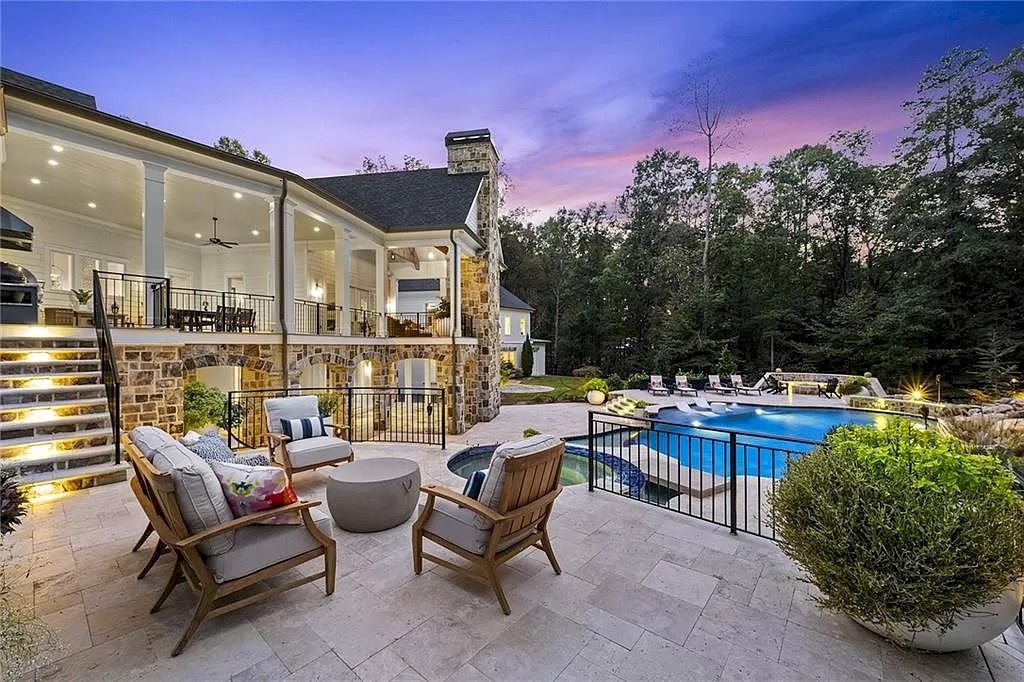 Georgia Private Wooded Estate Completed with Smart Home Technology and Distinctive Features Priced at $4,100,000