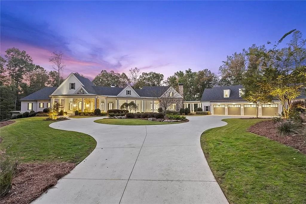 Georgia Private Wooded Estate Completed with Smart Home Technology and Distinctive Features Priced at $4,100,000