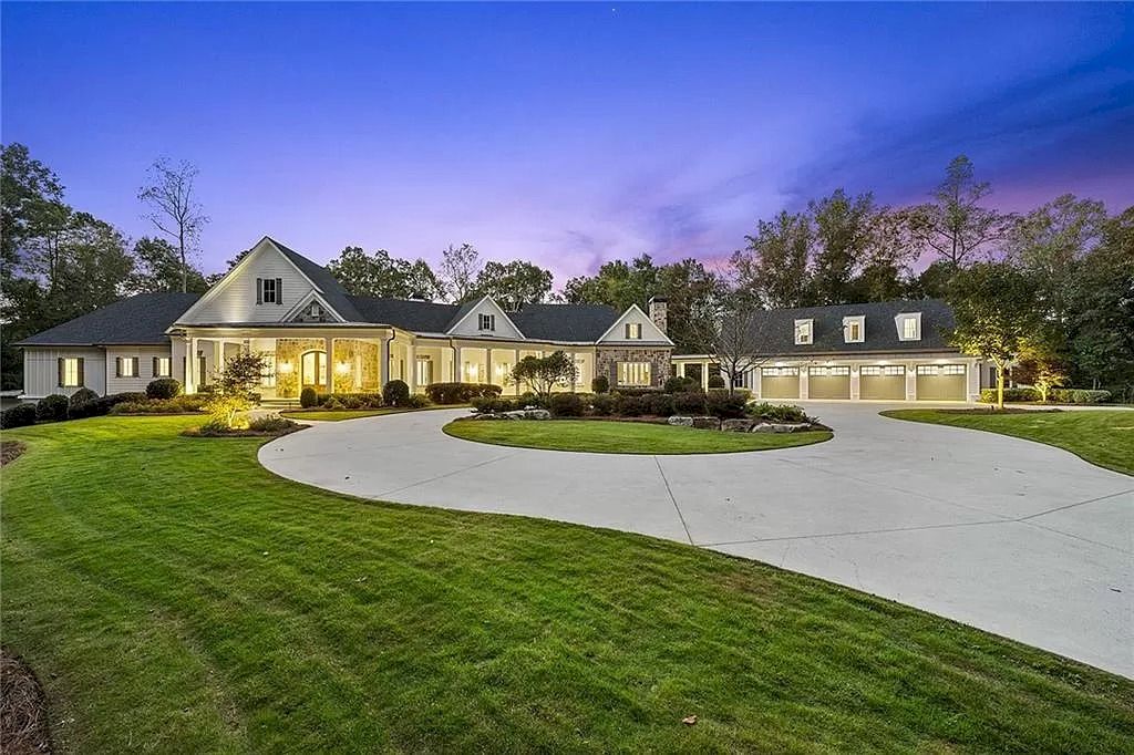 Georgia Private Wooded Estate Completed with Smart Home Technology and Distinctive Features Priced at $4,100,000