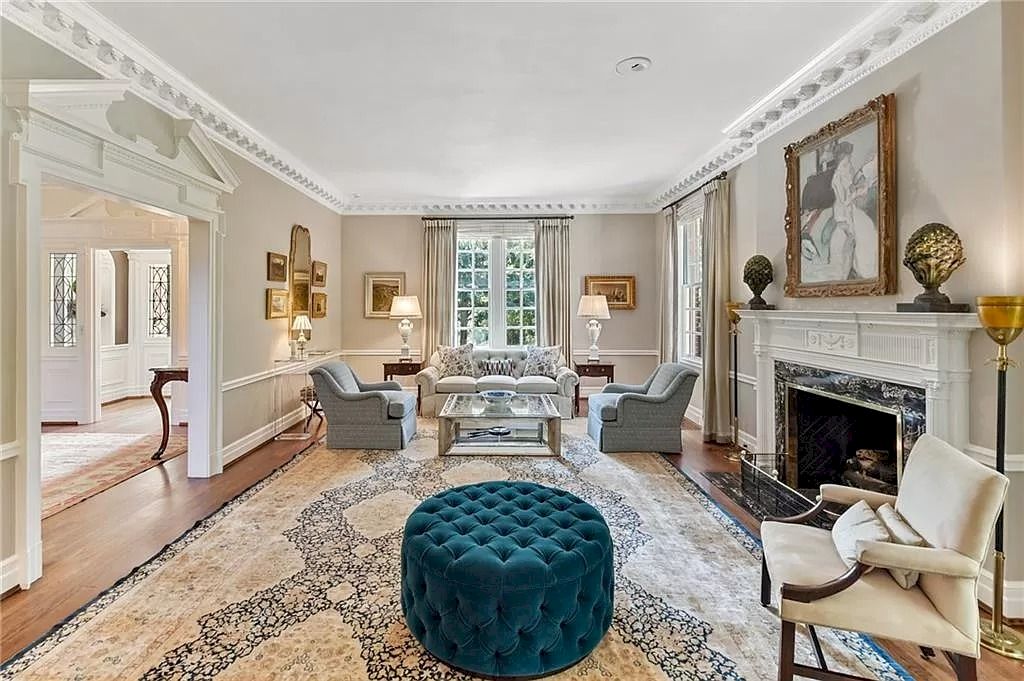 Gracious English Manor in Georgia of Extraordinary Quality and Endless Amenities Hits Market for $5,875,000